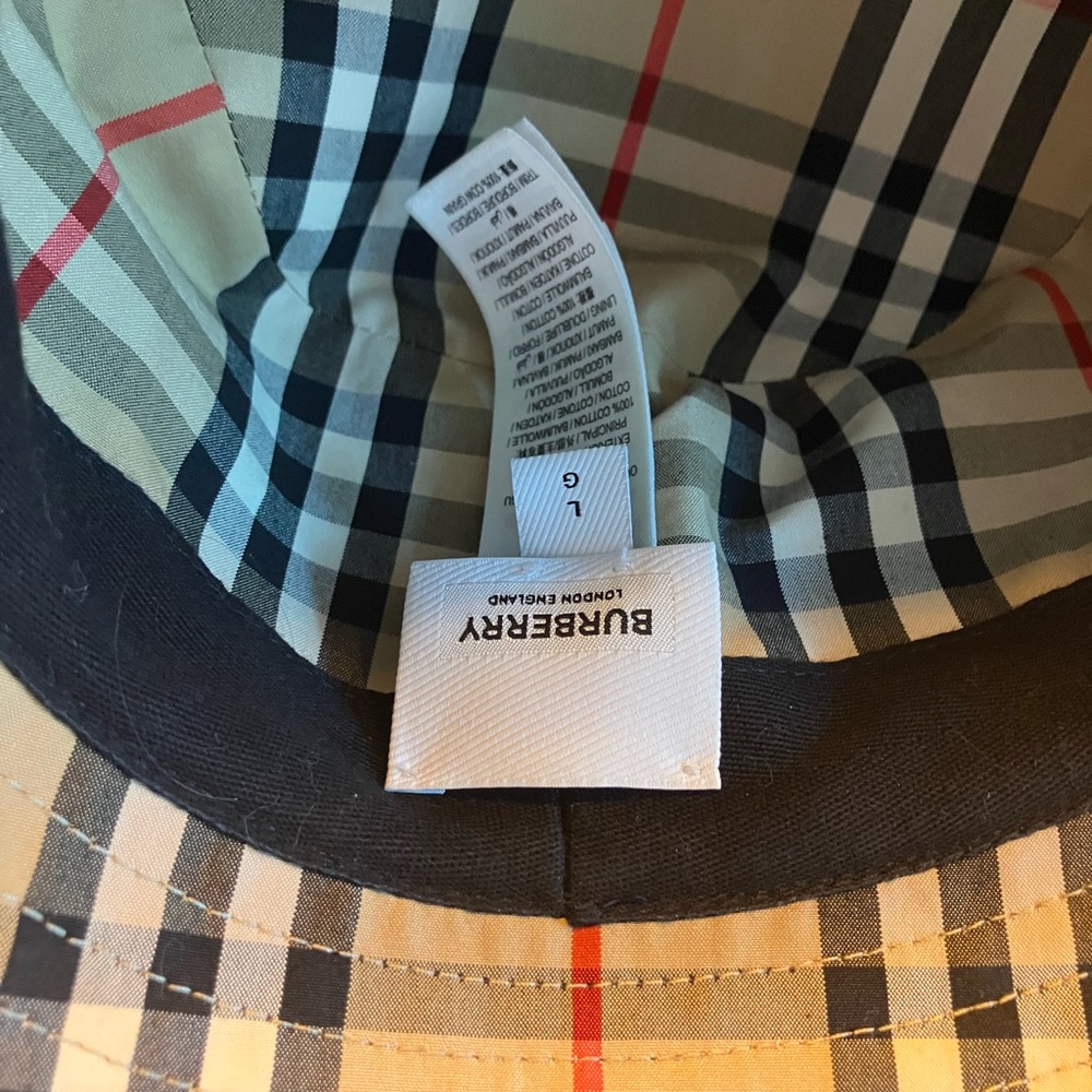 Burberry Tan Bucket Hat Classic Accessories - Picture 4 of 8